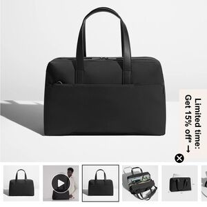 Away black “everywhere” bag